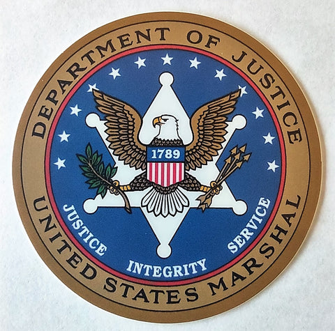 Sticker: USMS Seal - 3" Round