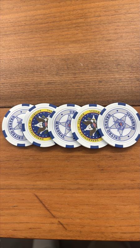 USMM 5 Stack Poker Chips