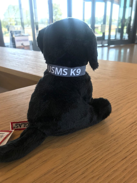 Plush: USMS K9 (Black Lab)