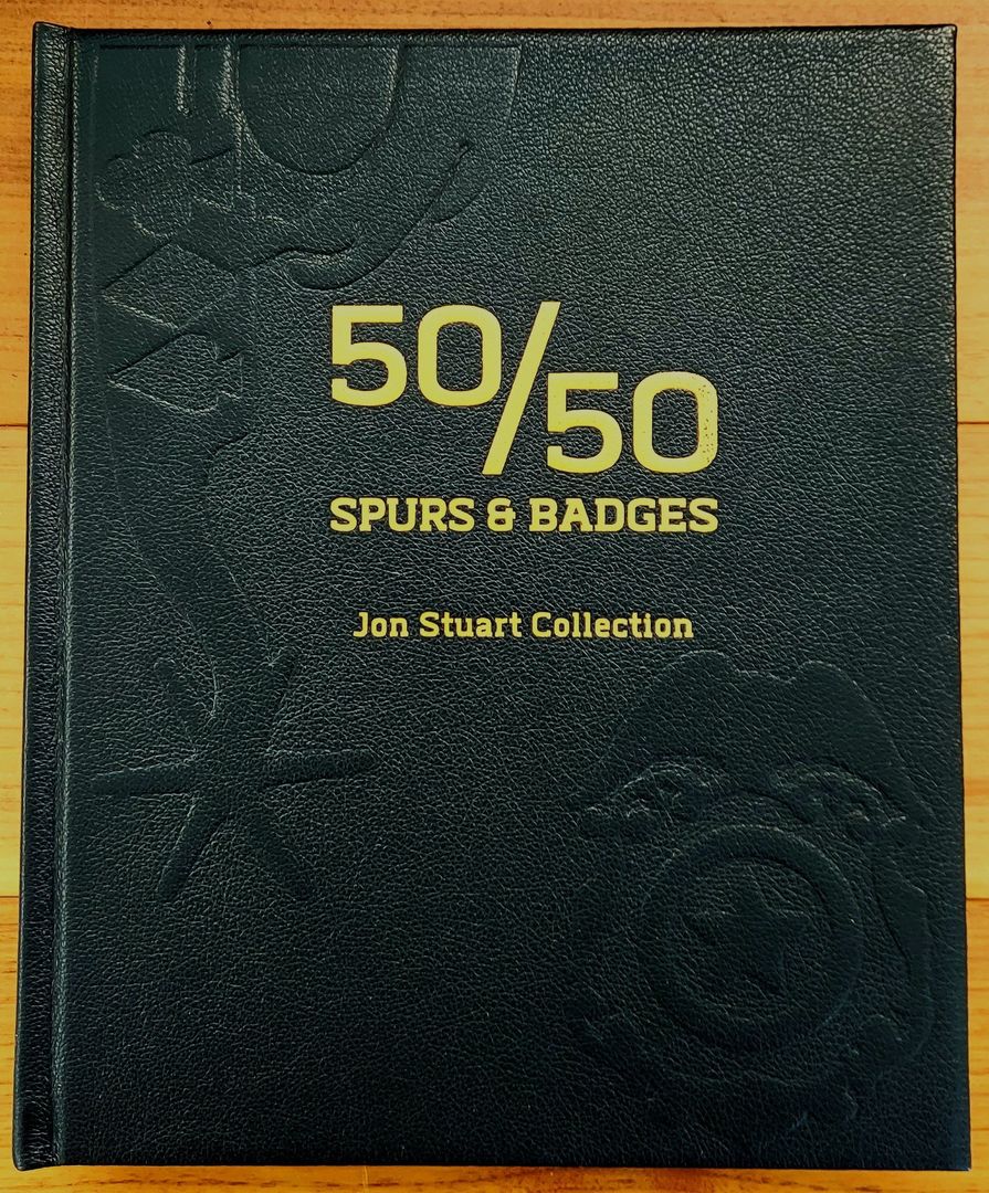 50/50 Spurs & Badges (Leather-Bound)