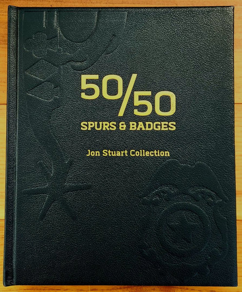 Book: 50/50 Spurs & Badges (Leather-Bound)