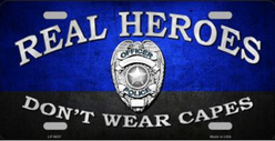 Real Heroes License Plate