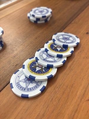 USMM 5 Stack Poker Chips
