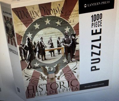 Toys & Games: Historic Philadelphia 1000 Piece Puzzle