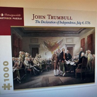 Toys & Games: John Trumbull: The Declaration of Independence 1000 Piece Puzzle