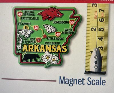 Collectibles: Colorful Arkansas State Magnet