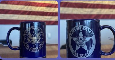Drinkware: USMS Seal Badge Mug Blue