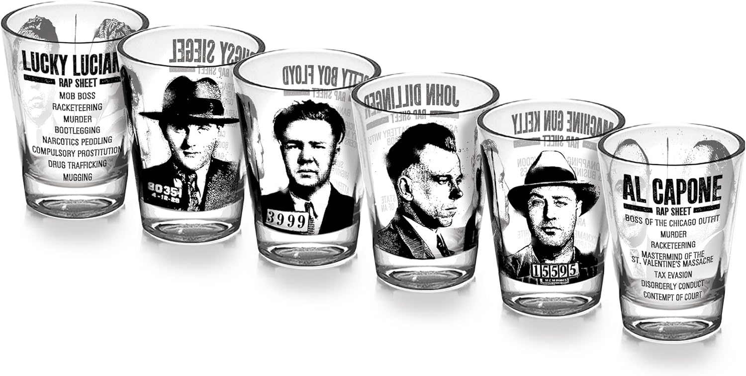 Mug Shots Shot Glass Set