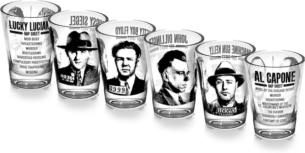 Mug Shots Shot Glass Set
