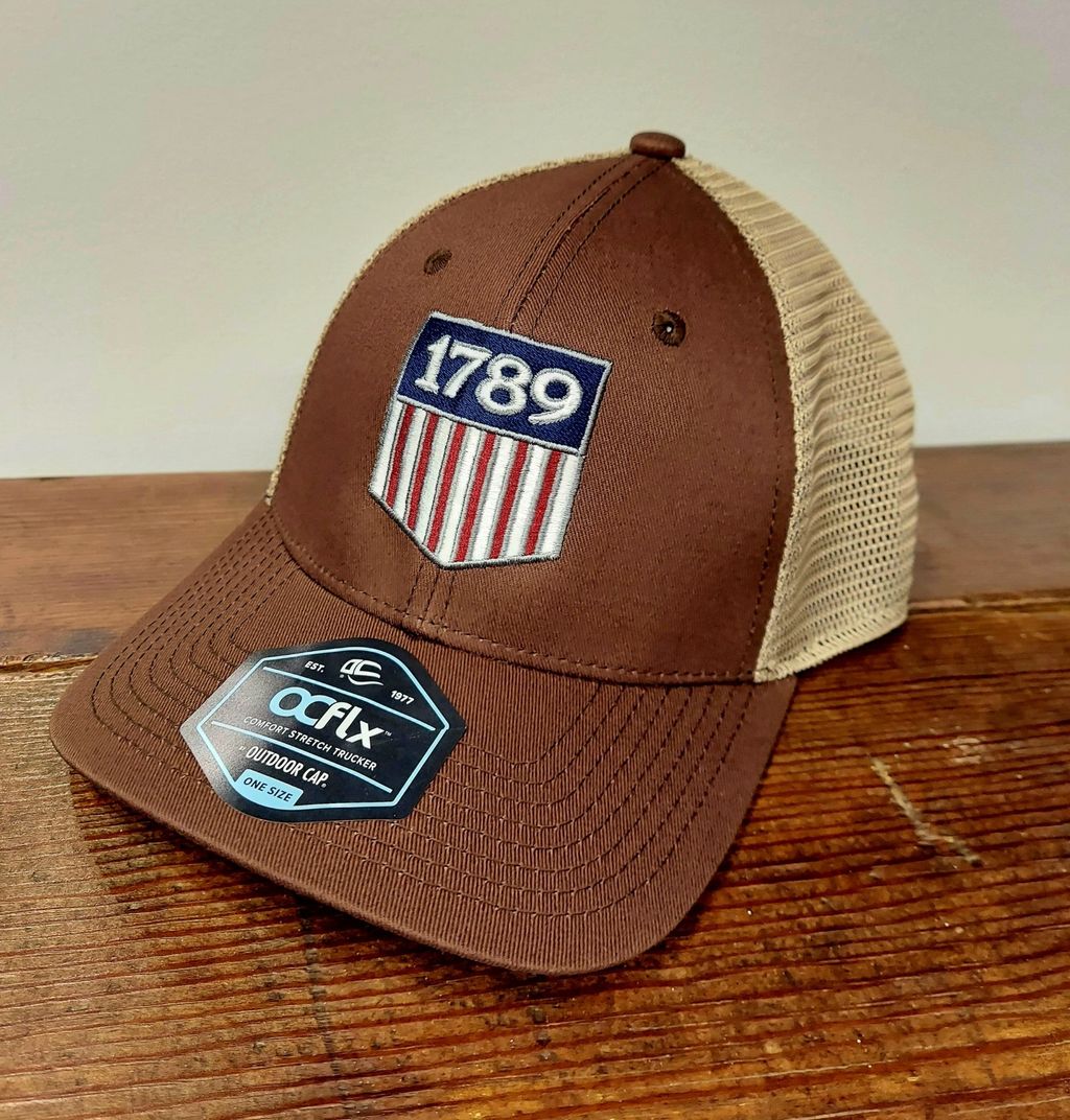 1789 Brown/Khaki Flex-Fit Hat