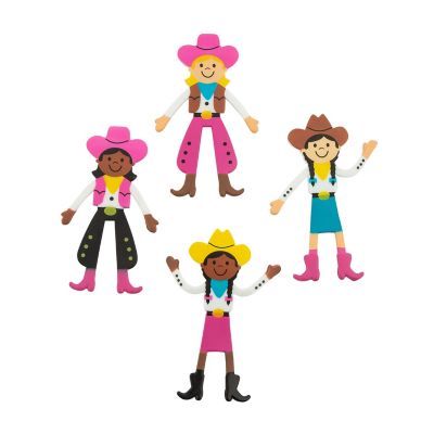 Cowboy/Cowgirl Bendable Toys