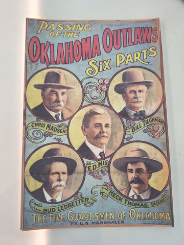 Poster: Passing of the Oklahoma Outlaws The Five Guardsman of Oklahoma