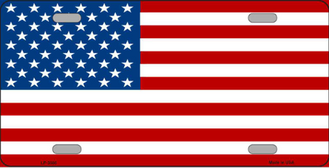 License Plate: American Flag